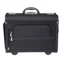 Polyester Pilot Trolley Case with Front Zip Round Pocket